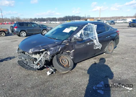 2014 Nissan Sentra Fe+ S/Fe+ Sv/S/Sl/Sr/Sv z USA, uszkodzony, nr VIN 3N1AB7AP4EL667797